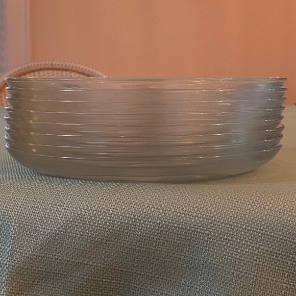 Arcoroc I Set of 8 I Winter Wonderland I Welcome Home I Glass Dessert Plates - Picture 7 of 16